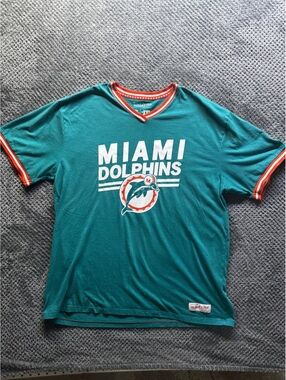 Miami Dolphins men’s XXL T-shirt, Mitchell and Ness 629